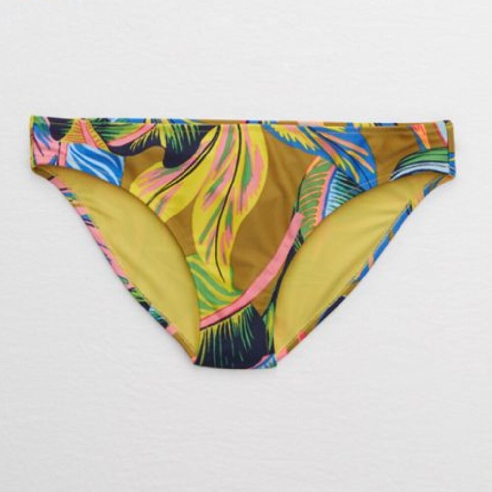 NWT Aerie Bikini Bottom Tropical Heirloom Size Small